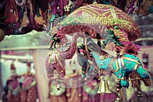 Small elephant toy in dilli haat