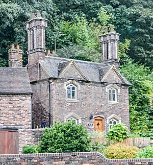 Small english stone cottage