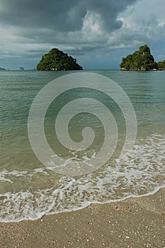 Small Exotic Islands off Krabi Coast, Thailand