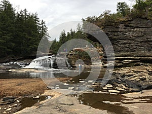 Small falls in Deep Creek, MD