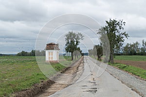 Small field chappel cristian cross