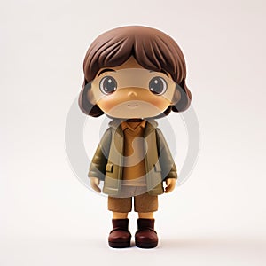 Charlotte: A Brown Doll With Brown Hair - Vinyl Toy By Superplastic photo