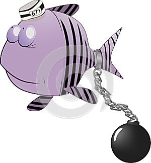 Small fish the prisoner