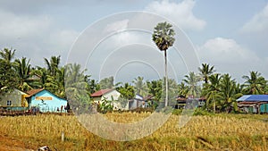 small fisherman village near kampot