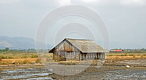 small fisherman village near kampot