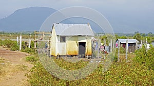 small fisherman village near kampot