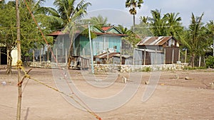 small fisherman village near kampot