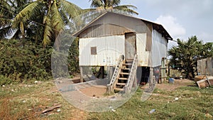 small fisherman village near kampot