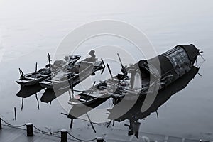 Small fishing boats with Chinese characteristics