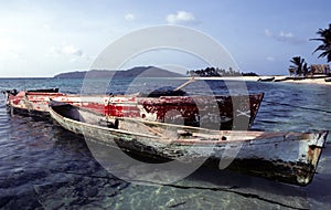 A small fishing canoes photo