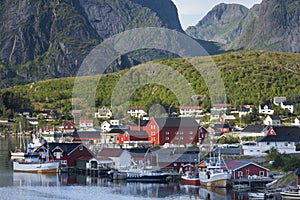 Small fishing port Reine, Lofoten Islands, Norway