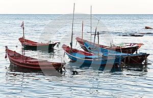 Small fishing rowboat