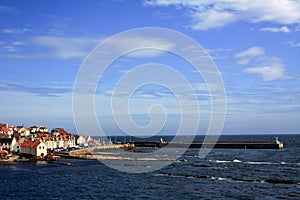 A small fishing village in the North East of Scotland