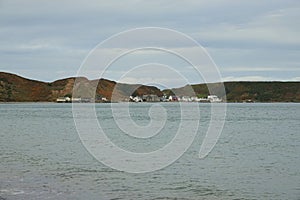 Small fishing village in North Wales