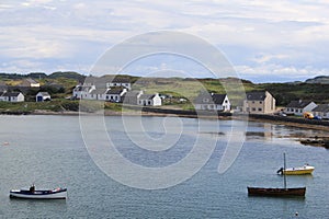 A small fishing village in the north west of Scotland