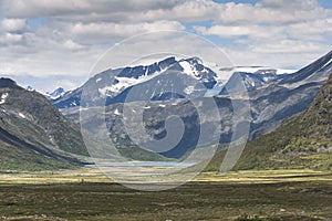 Small fjord in noway near the valdresflya road