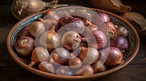 A small and flavorful shallot great for adding depth to dressings or sauces created with Generative AI