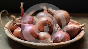 A small and flavorful shallot great for adding depth to dressings or sauces created with Generative AI