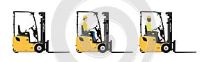 Small forklift photo