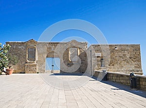 The small fort in oldtown of Bari. Apulia.