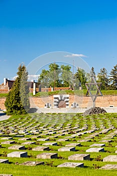 Small Fortress Theresienstadt with cemetery, Terezin, Czech Repu
