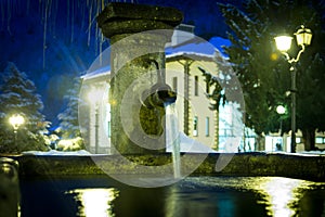 Small fountain in the center of PrÃÂ©-Saint-Didier photo