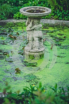 Small garden fountain