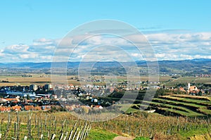 Small german town Endingen am Kaiserstuhl