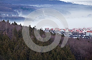 Small German town in mountains