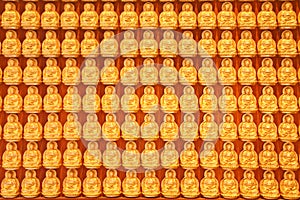 Small golden Buddha background