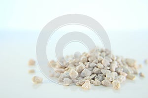 Small Grain White Stones in a Pile