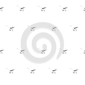Small gray fragments on a white background. Vector seamless pattern abstraction grunge. Background illustration, decorative design