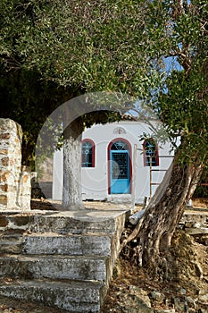 A small Greek church