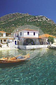 small Greek restaurant in Pilion, greece