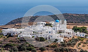 Small Greek village on the island of Sifnos