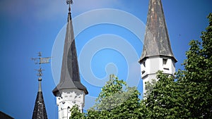 Small Guild building in the old town of Riga Latvia