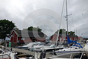 A small harbor in the arghipelago of Finland