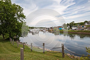 The small harbor of Montague on Prince Edward Island