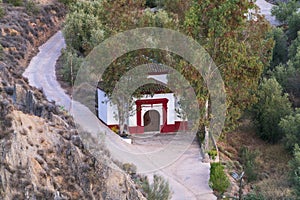 Hermitage of San Sebastian in the town of Yator photo