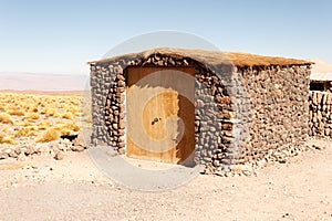 Small house in Atacama desert