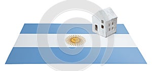 Small house on a flag - Argentina