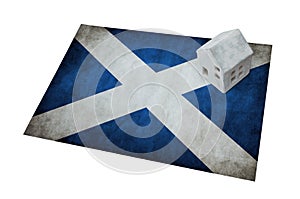 Small house on a flag - Scotland