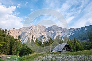 Small house hut in Zgornje Jezersko with Kamnik-Savinja Alps