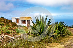 Small house on Island Sao Vicente, Cape Verde, Cabo Verde, Africa