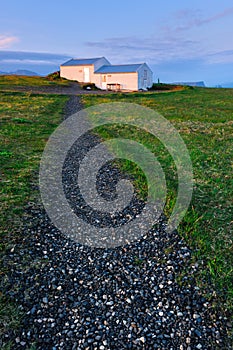 Small house of lighthouse keeper