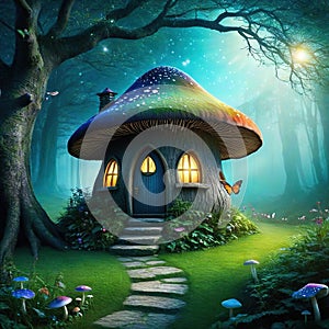 a small house made of mystical dream