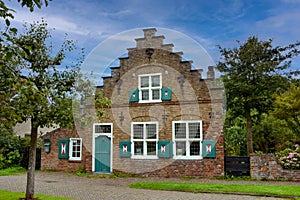 Small house with stepped gable in holland