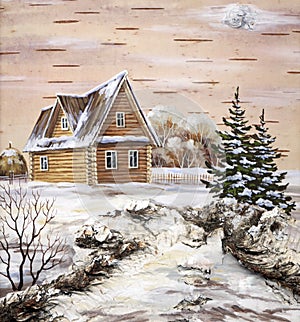 Small house in wood