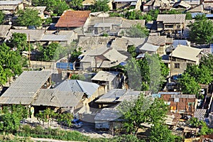 Small houses in the center of Yerevan, Armenia