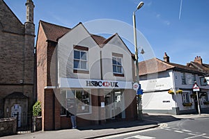 A small HSBC branch in Thame, Oxon, UK